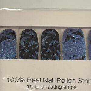 NWT Color Street "Bat’s Amore" Blue Purple Nail Strips